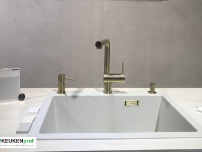 BLANCO silgranit spoelbak in soft wit