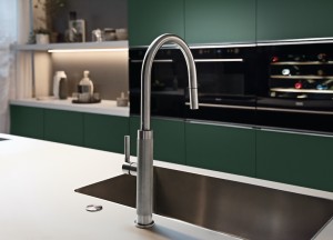 Franke introduceert de bekroonde Mythos Masterpiece kraan