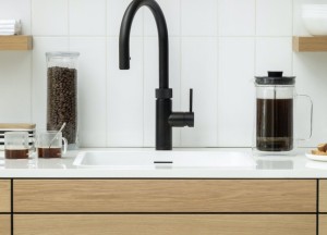 De zwarte Quooker Flex is een alleskunner
