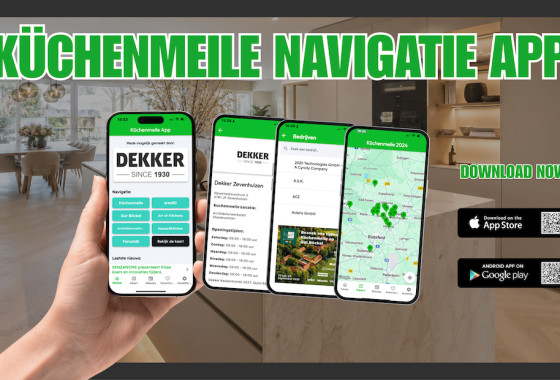 Ook in de Küchenmeile app? Meld uw bedrijf aan