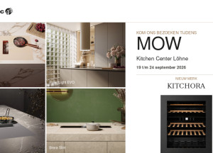 Falmec Benelux presenteert noviteiten en het nieuwe merk Kitchora tijdens MOW