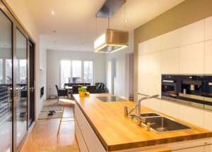 berbel zorgt voor de akoestiek in de keuken