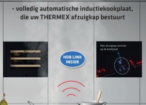 Bedien de THERMEX afzuigkap draadloos via de inductiekookplaat