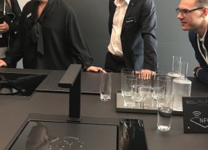 Met de Waterbase creÃ«ert Solitaire rust op het werkblad